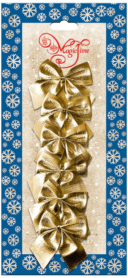Украшение новогоднее Magic Time Бант Мерцание