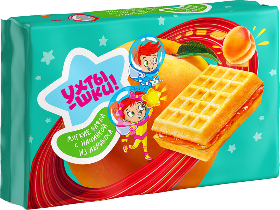 Вафли Ухтышки с абрикосом 50г