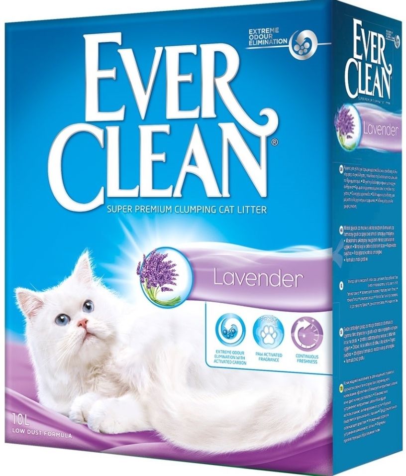 Отзывы о Наполнителе для кошачьего туалета Ever Clean Lavender с ароматом лаванды 10л Отзывы о Наполнителе для кошачьего туалета Ever Clean Lavender с ароматом лаванды 10л