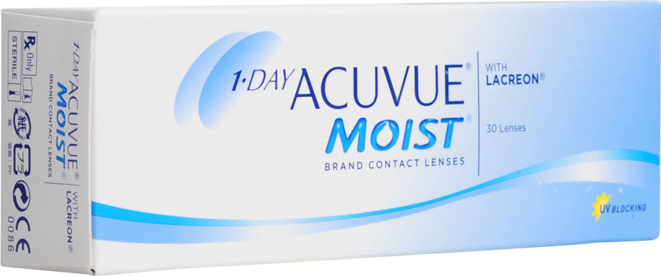 Отзывы о Контактные линзы Acuvue Moist 1-Day Однодневные -2.00/14.2/8.5 30шт Отзывы о Контактные линзы Acuvue Moist 1-Day Однодневные -2.00/14.2/8.5 30шт