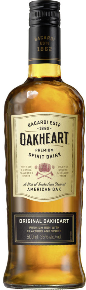 Отзывы о Напитке Bacardi OakHeart Original на основе рома 35% 0.5л Отзывы о Напитке Bacardi OakHeart Original на основе рома 35% 0.5л