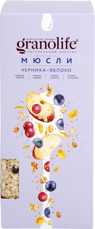 Мюсли Granolife Черника-яблоко 400г