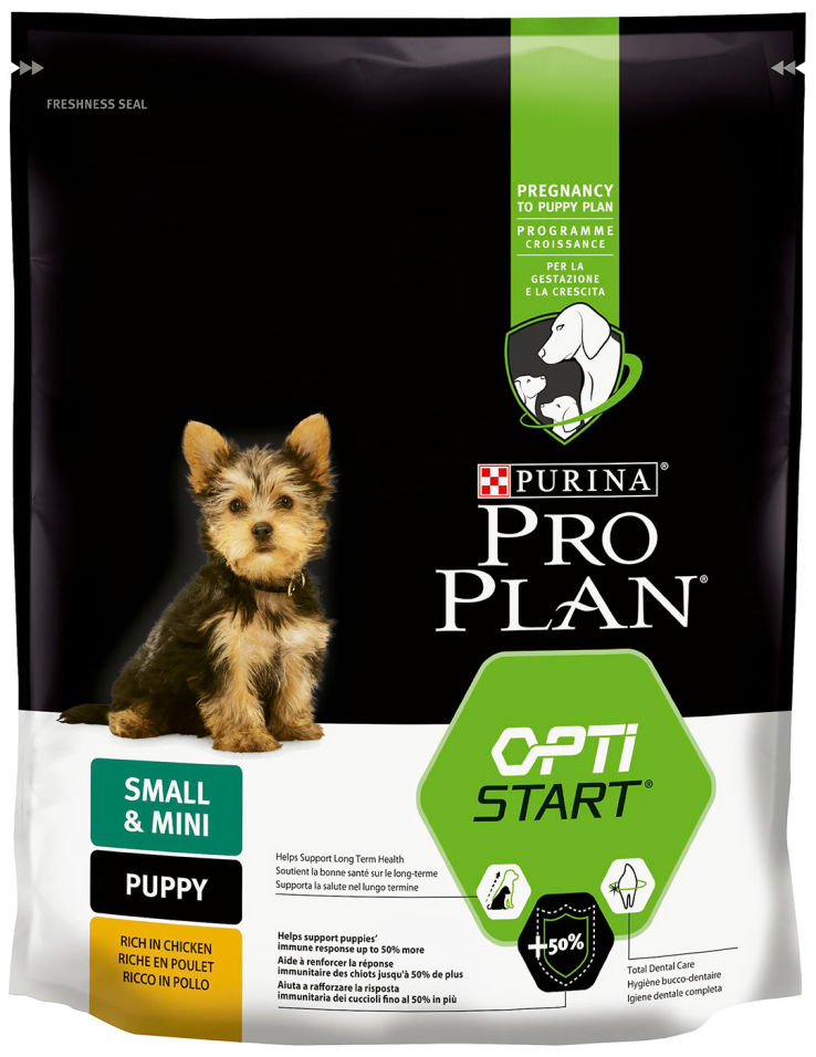 Сухой корм для щенков Pro Plan Optistart Small&Mini Puppy с курицей и рисом 700г Сухой корм для щенков Pro Plan Optistart Small&Mini Puppy с курицей и рисом 700г