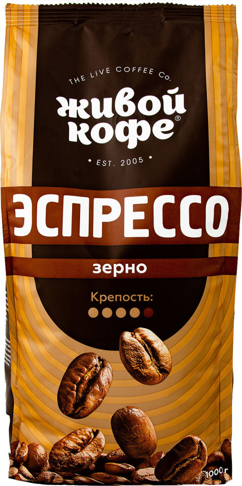 Кофе в зернах Живой Кофе Эспрессо 1кг