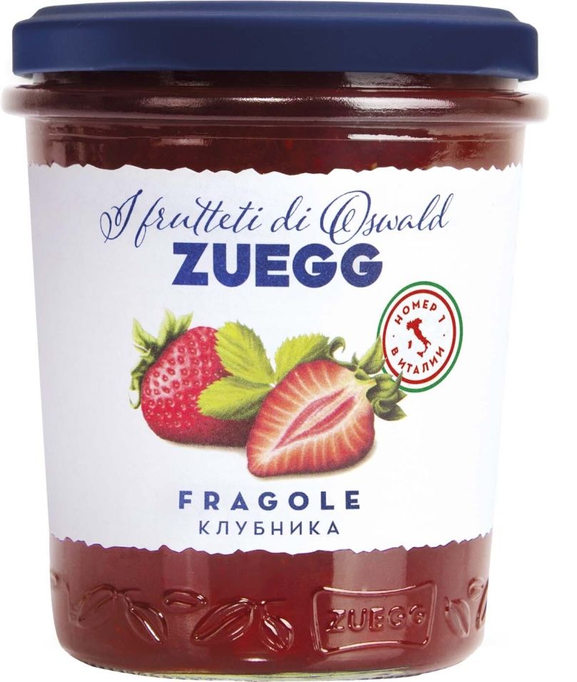 Конфитюр Zuegg Экстра Клубника 320г