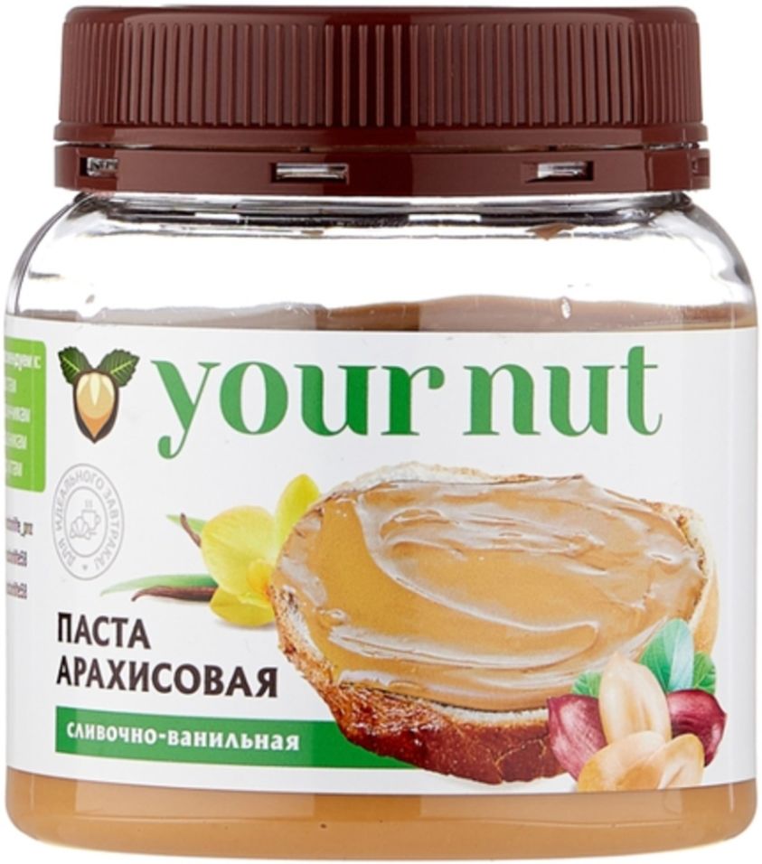 Паста арахисовая Your Nut сливочно-ванильная 250г