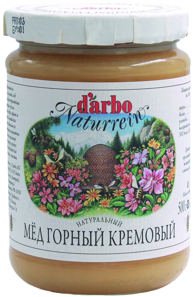 Мед Dabro Горный кремовый 500г