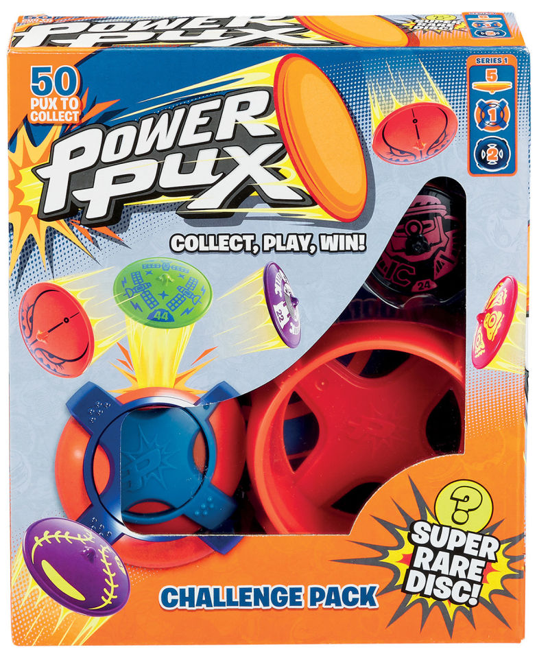 Фишки-флипы Power Pux с лончером Вызов друзьям