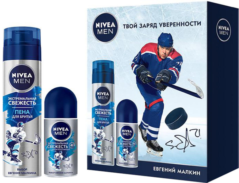 Nivea men пена для бритья экстремальная свежесть