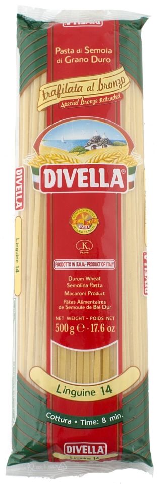Макароны Divella Linguine бронза 500г