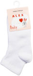 Носки для младенцев Alex Textile BF-5507 бесшовные белые 12-18мес