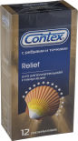 Презервативы Contex Relief с ребрами и точками 12шт Презервативы Contex Relief с ребрами и точками 12шт