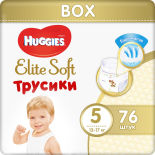 Подгузники-трусики Huggies Elite Soft 5 Box 12-17кг 76шт