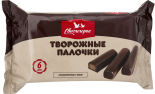 Творожные палочки Свитлогорье глазированные с какао 23% 180г Творожные палочки Свитлогорье глазированные с какао 23% 180г