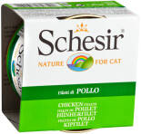 Влажный корм для кошек Schesir Филе цыпленка 85г