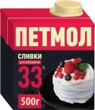 Сливки Петмол для взбивания 33% 500мл Сливки Петмол для взбивания 33% 500мл