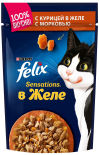 Корм для кошек Felix Sensations с курицей в желе с морковью 85г Корм для кошек Felix Sensations с курицей в желе с морковью 85г