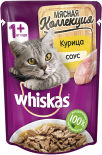 Корм для кошек Whiskas Мясная коллекция с курицей в соусе 85г Корм для кошек Whiskas Мясная коллекция с курицей в соусе 85г