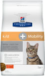 Сухой корм для кошек Hills Prescription Diet k/d + Mobility для поддержания здоровья почек и суставов 2кг
