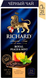 Чай черный Richard Royal Peach & Mint 25*1.7г