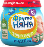 Пюре ФрутоНяня Индейка 80г Пюре ФрутоНяня Индейка 80г