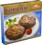 Бифштекс Морозко из говядины 330г Бифштекс Морозко из говядины 330г