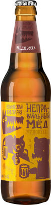 Медовуха Волковская Пивоварня Неправильный мед 4% 0.45л
