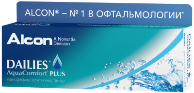 Контактные линзы Dailies Aqua Comfort Plus -4.00/14.0/8.7 30шт
