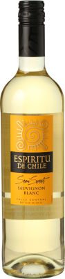 Вино Espiritu de chile белое полусладкое 12% 0.75л