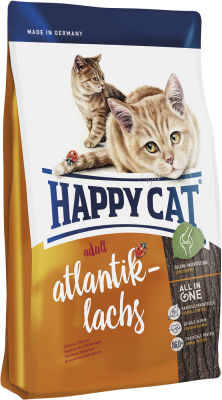 Сухой корм для взрослых кошек Happy Cat Лосось 1.4кг