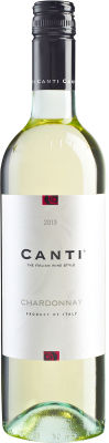 Вино Canti Chardonnay белое полусухое 11.5% 0.75л