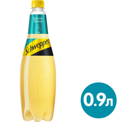 Напиток Schweppes Биттер лемон 900мл