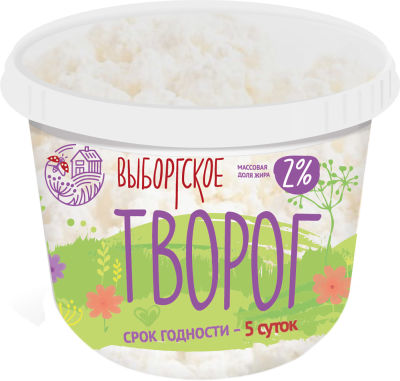Творог Выборгское 2% 150г