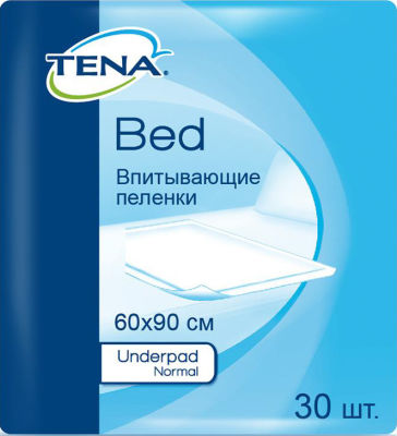 Простыни впитывающие Tena Bed Normal 60*90 30шт