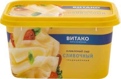 Сыр Витако Сливочный плавленый 50% 400г