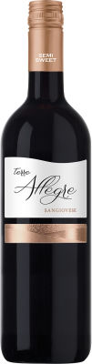 Вино Terre Allegre Sangiovese Puglia красное полусладкое 12% 0.75л